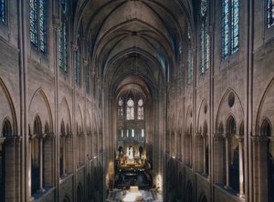 La cathédrale Notre-Dame de Paris, Paris 4. Construction à partir de 1160, réhabilitation par Viollet-le-Duc - Unbekannter Künstler