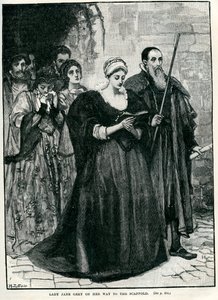 Lady Jane Grey en route vers son exécution