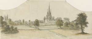 Cathédrale de Lichfield - Vue est - Unbekannt