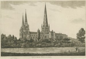 Cathédrale de Lichfield - Vue Sud
