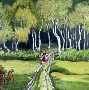 Le Petit Chaperon Rouge - Unbekannter Künstler