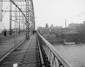 Little Rock, depuis le Free Bridge - Unbekannter Künstler