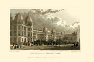 Vues de Londres : Sussex Place, Regent