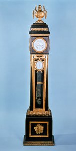 Horloge à équation en ébène Louis XVI, par Ferdinand Berthoud, Paris, fin XVIIIe siècle