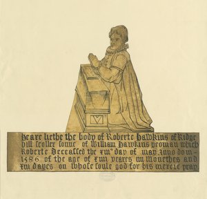 Église de Madeley - Monument à Robert Hawkins