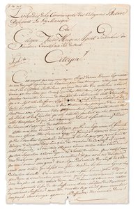 Lettre manuscrite signée 