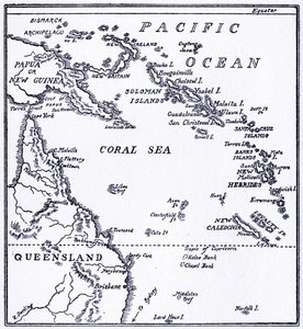 Carte de Mélanésie
