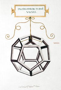 Dessins mathématiques Dodécaèdre de Da Vinci