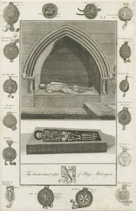 Mavesyn Ridware - Tombe de Hugo Mavesyn: gravure, 1785 - Unbekannt