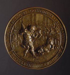Médaille commémorative de la peste à Rome en 1656-1657