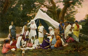 Tente médicale en Inde