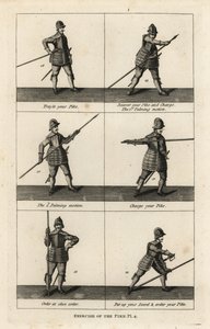 Exercices militaires de la pique - Unbekannt