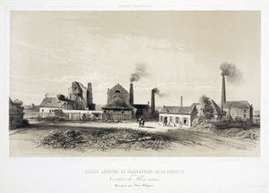 Exploitation minière, charbon de la Cossette Coalmining Company, Belgique