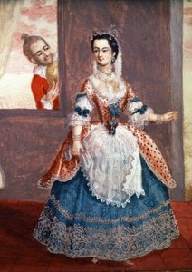Mademoiselle Contat en Suzanne dans Le Mariage de Figaro, début du 19e siècle
