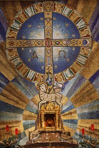 Mosaïque dans la basilique de Jésus de Medinaceli