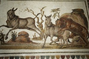 Mosaïque de combat d