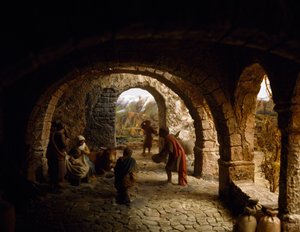 Nativité, diorama de la nativité, Espagne, 20e siècle