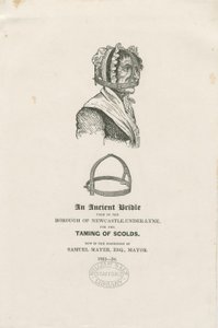 Newcastle-under-Lyme - Bride de mégère : gravure sur bois, nd [vers 1833-4]