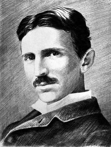 Nikola Tesla, ingénieur, physicien et inventeur serbe né en Croatie, c 1885 - Unbekannter Künstler