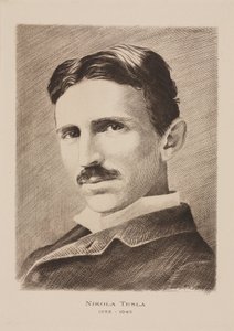 Nikola Tesla, ingénieur, physicien et inventeur serbe né en Croatie, vers 1885 - Unbekannt