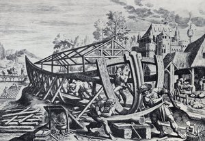 Noé construisant l