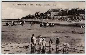 Normandie, Calvados, Langrune-sur-Mer : un groupe d