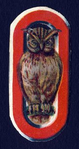 O comme Hibou. Série de 26 chromolithographies gaufrées d