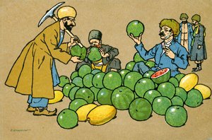 Vieux Tiflis : Vendeur de pastèques - Unbekannter Künstler
