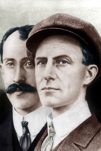 Orville Wright et son frère Wilbur - Unbekannter Künstler
