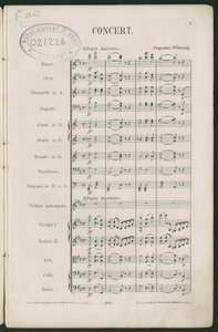 Concerto pour violon n° 1 de Paganini, op 6