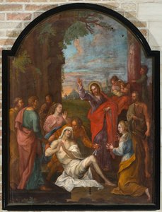 Église paroissiale (Parochiekerk Onze-Lieve-Vrouw-Hemelvaart). Intérieur. Peinture. Résurrection de Lazare (?) - Unbekannter Künstler
