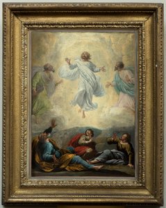 Église paroissiale (Parochiekerk Sint-Amandus en Sint-Blasius). Peinture. Transfiguration de Jésus. Anonyme.