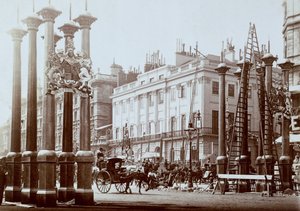 Park Lane décorée pour le jubilé de diamant de la reine Victoria - Unbekannt