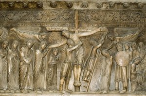 Parme Émilie-Romagne Italie Piazza del Duomo dans le Dôme Desposizione Descente de Croix de Benedetto Antelami 1178 - Unbekannt