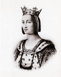 Portrait de Charlotte de Savoie (1445-1483) Reine de France, gravure