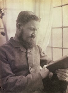 Portrait de George Bernard Shaw (1856-1950) jeune homme