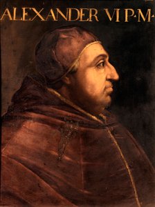 Portrait du Pape Alexandre VI (Rodrigo Borgia)
