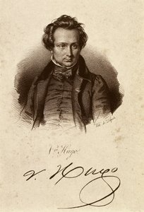 Portrait de Victor Hugo (lithographie). - Unbekannter Künstler