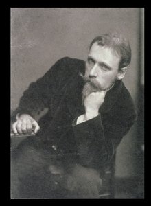 Photographie de portrait de Walter Crane (1845-1915) par Frederick Hollyer (1837-1933) 1886 (photo n/b)