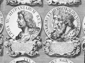 Portraits de Liuva I, Liuvigild et Hermenegild