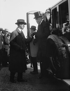 Le président Woodrow Wilson descendant d