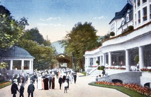 Bains de radium de Kreuzbad, vers 1910 (carte postale)