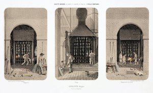 Traitement des matières premières, métallurgie, fours de réduction, travaux de zinc, Angleur, Belgique