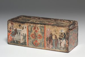 Boîte Reliquaire avec Scènes de la Vie de Jean-Baptiste, 1300s - Unbekannt