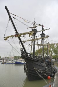 Réplique de la caraque "Neo Victoria" bateau de Magellan lors du premier tour du monde