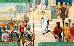 Triomphe romain - cérémonie civile/rite religieux - Unbekannter Künstler