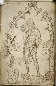 Royal MS 10 B XIV f.3 Saint Jean-Baptiste - Unbekannter Künstler