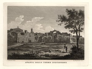 Ruines des Thermes de Dioclétien, Rome - Unbekannt