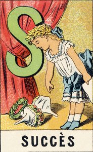 S : Succès - Gravure extraite de ABCD des petites filles. Pellerin & Cie, imprimeur-éditeur, Epinal, vers 1890. Série A. - Unbekannt