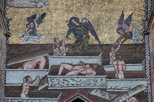 Cathédrale Saint-Guy : Mosaïques du Jugement Dernier, Prague, République Tchèque - Unbekannt